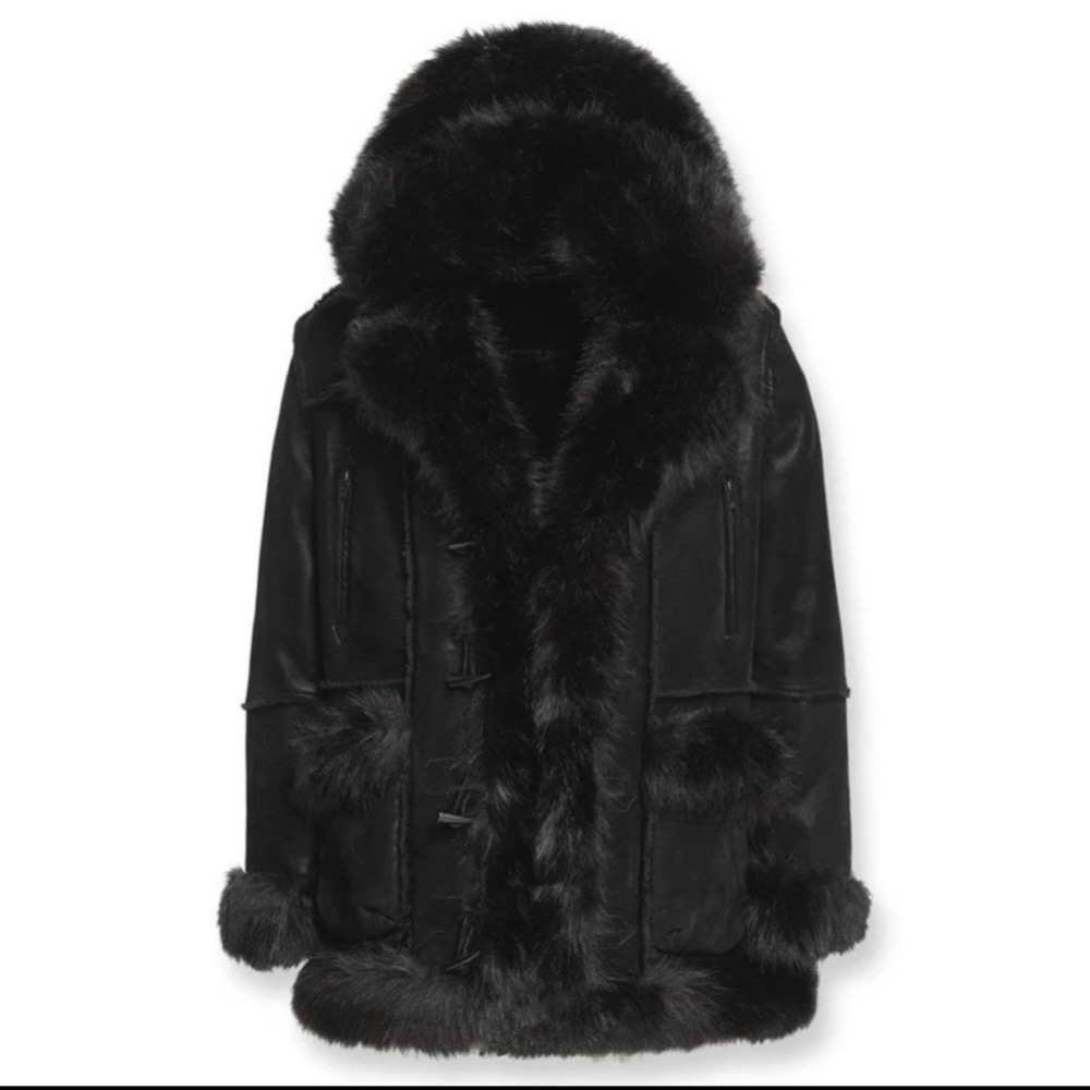 The Black Label real fur jacket for men